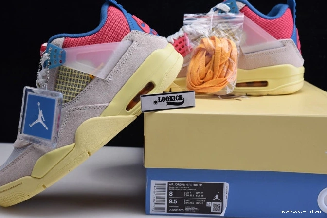 Cheap DC9533-800 Jordan 4 Union Ice Retro Guava Air 0813